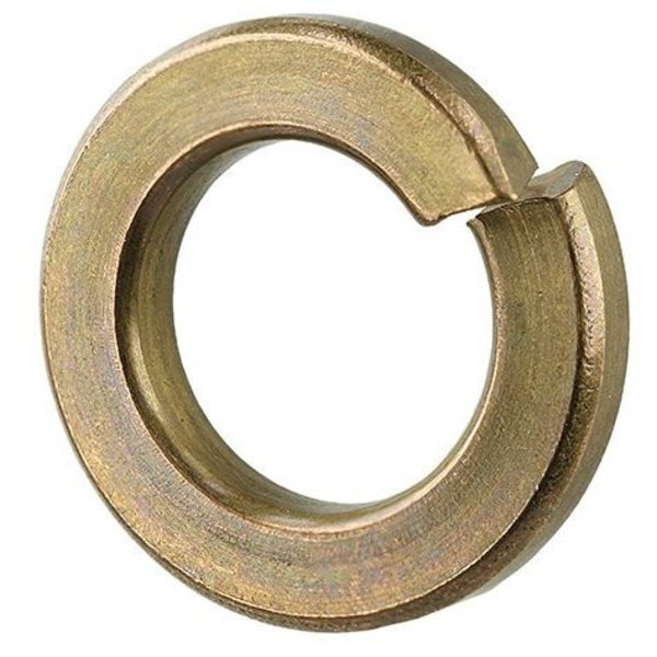 L.H. Dottie Split Lock Washer, For Screw Size 1/2 in Silicon Bronze, Silicon Finish, 100 PK LWBZ12